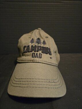 Man Out by Pavilion Hat Baseball Cap Camping Dad buckle adjuster